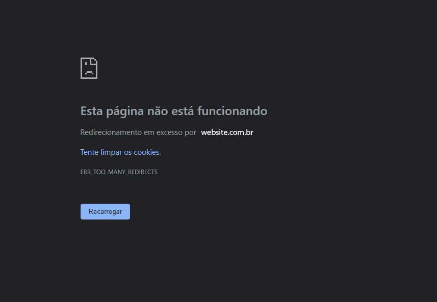 Err_too_many_redirects